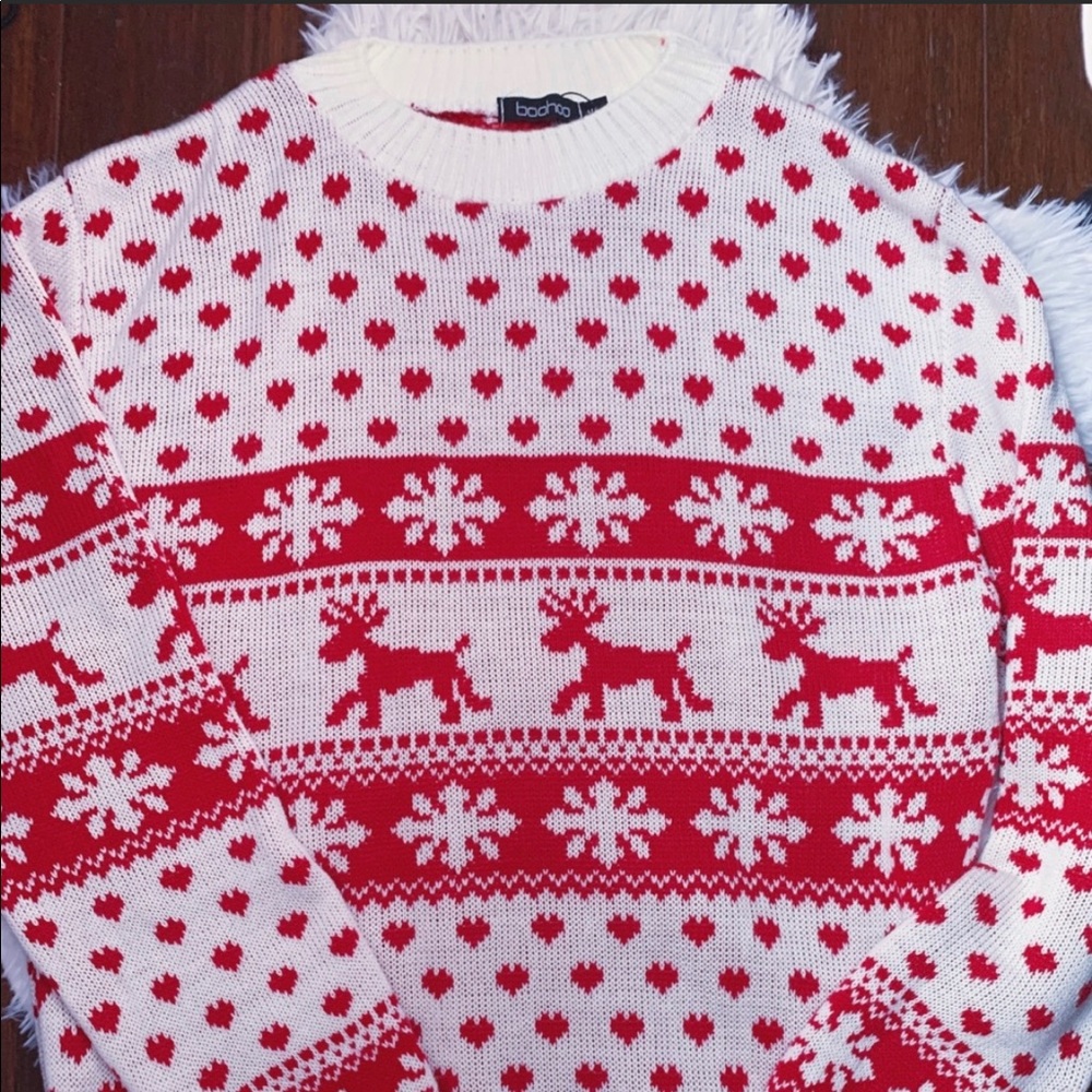 Cute oversized Christmas sweater